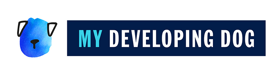 Battersea logo with "My Developing Dog" text next to it