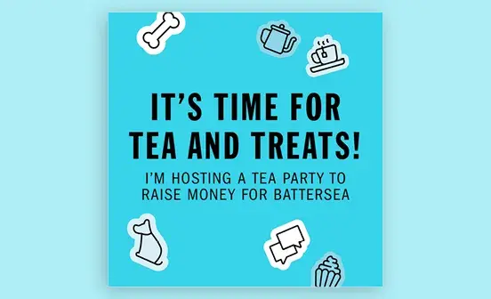 It's time for tea and treats! I'm hosting a cuppa club event for Battersea