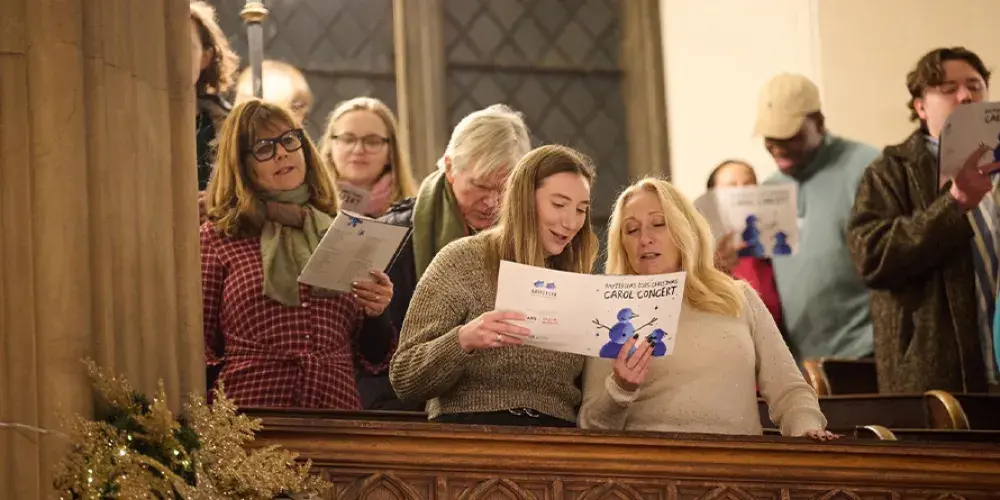 People singing