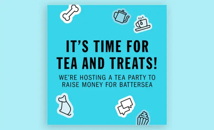 It's time for tea and treats! We're hosting a cuppa club event for Battersea